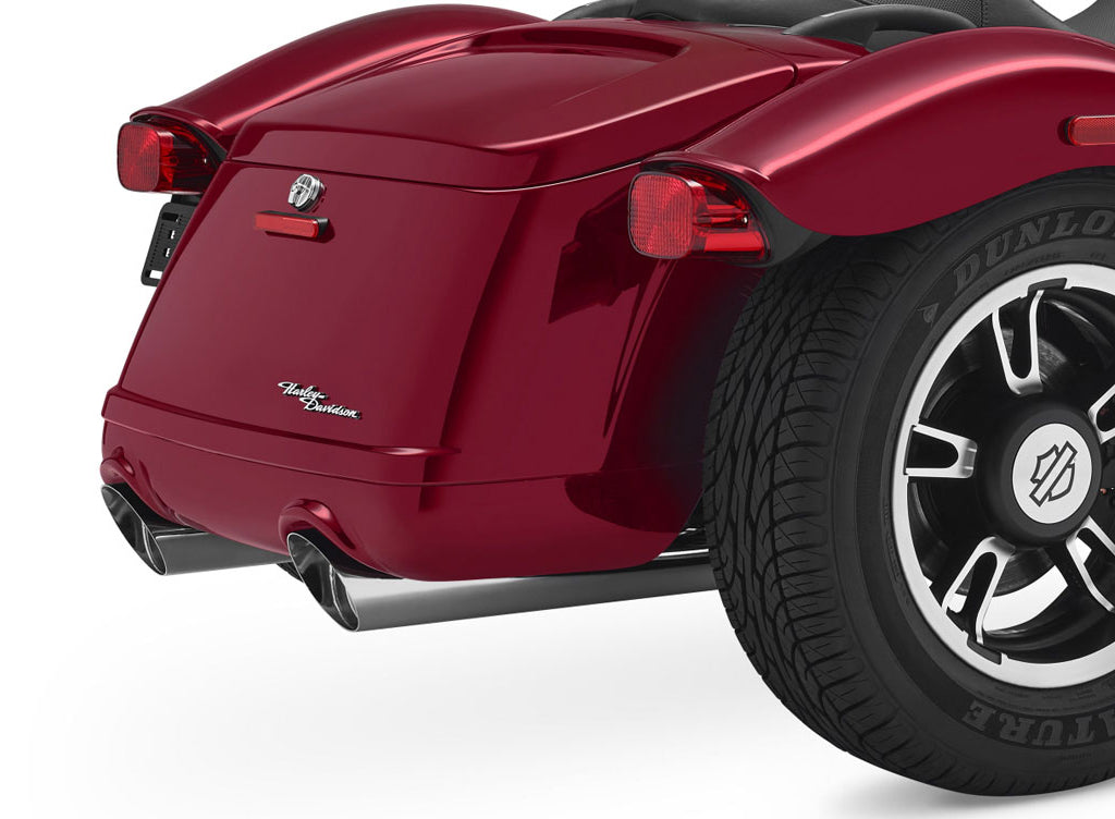 Bomber Performance Slip-On Mufflers for Harley Davidson Tri-Glide and Freewheeler