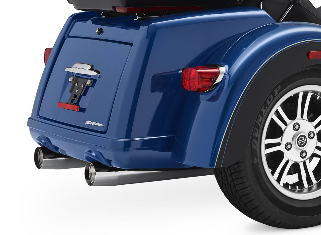 Bomber Performance Slip-On Mufflers for Harley Davidson Tri-Glide and Freewheeler