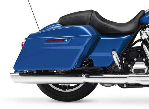 Bomber Performance Slip-On Mufflers for Street Glide, Road Glide, Road King, UltraClassic Harley Davidson Slash Down