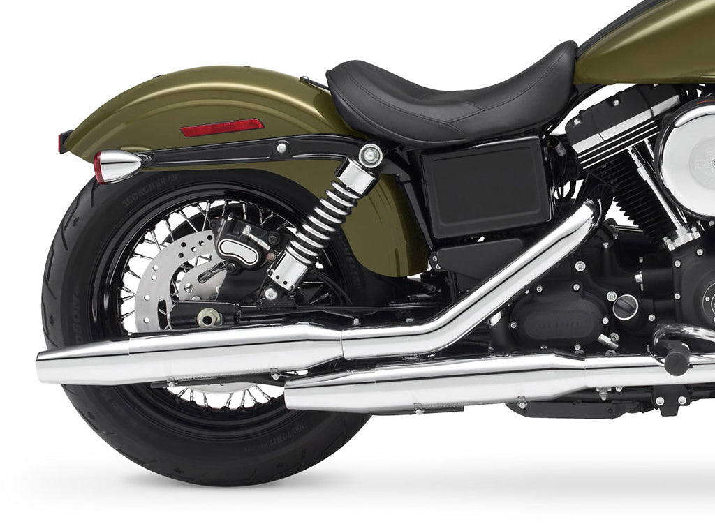 Bullet Performance Slip-On Mufflers for Harley Davidson Dyna, Street Bob, Wide Glide, SuperGlide